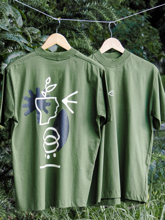 Camiseta Oversized Verde - Tríade